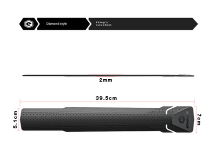 2 Pcs Black Durable Bicycle Frame Down Tube Protector Sticker - Anti-Scratch Guard for MTB & Road Bikes V888-ELOSUNG32476