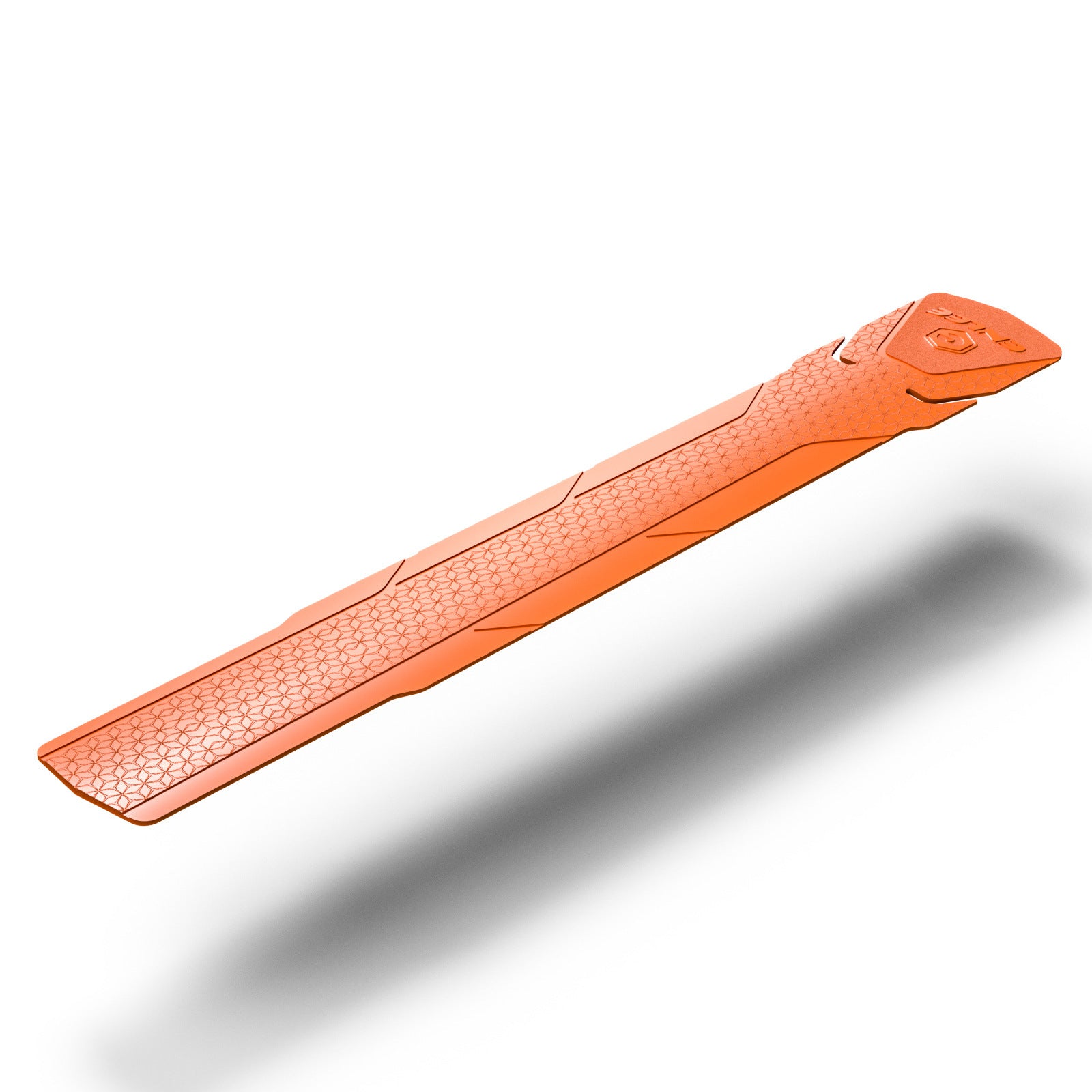 2 Pcs Orange Durable Bicycle Frame Down Tube Protector Sticker - Anti-Scratch Guard for MTB & Road Bikes V888-ELOSUNG32477