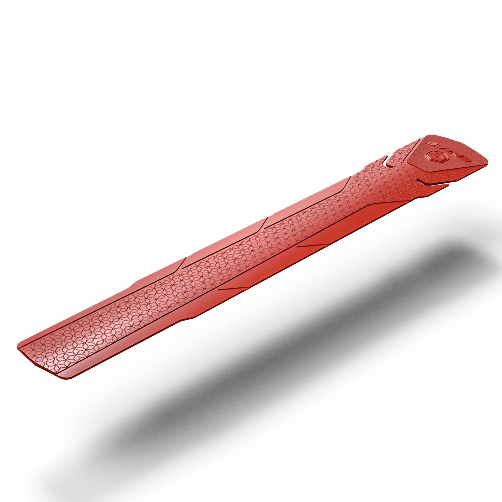 2 Pcs Red Durable Bicycle Frame Down Tube Protector Sticker - Anti-Scratch Guard for MTB & Road Bikes V888-ELOSUNG32480