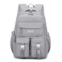 Grey Large Capacity Waterproof Student Backpack - Fits 15-Inch Laptop, Multi-Pocket Travel Daypack V888-ELOSUNG32500