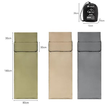 Green Ultra-Stretch Sleeping Bag Liner - Portable & Lightweight Envelope Sleep Sack for Camping & Travel V888-ELOSUNG32560