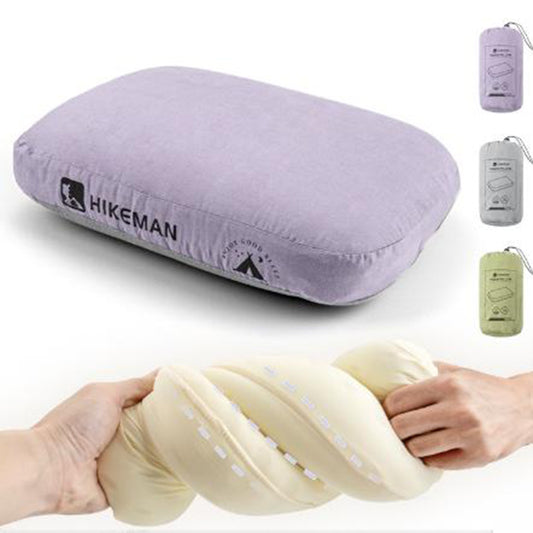 Coffee Reversible Memory Foam Travel Pillow - All-Season Comfort Neck Support for Deep Sleep & Portability V888-ELOSUNG32566