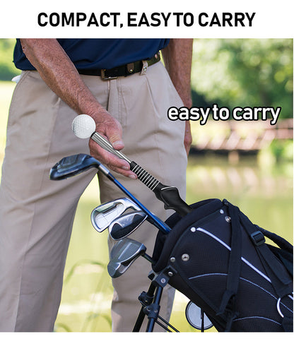 Dark Blue Pro Golf Swing Trainer - Extendable with Audible Click & Corrective Grip Aid V888-ELOSUNG32614