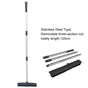 Black and Silver Versatile Pet Hair Remover Rubber Broom & Squeegee - 125cm Adjustable Stainless Steel Handle V888-ELOSUNG32716