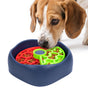 Red,Green and Blue Interactive Dog Puzzle Feeder Bowl - Slow Eating & Mental Stimulation Toy for Small Medium V888-ELOSUNG32742