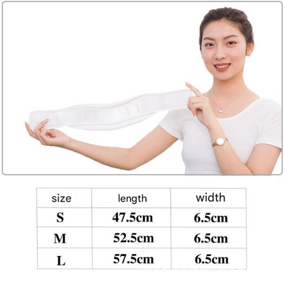 Size S White Adjustable Cervical Collar Neck Brace - Breathable Support for Pain Relief & Posture V888-ELOSUNG32744