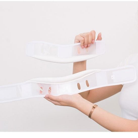 Size S White Adjustable Cervical Collar Neck Brace - Breathable Support for Pain Relief & Posture V888-ELOSUNG32744