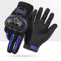 Size M Purple and Black Protective Motorcycle Riding Gloves - Hard Knuckle Armour & Touchscreen Fingertips V888-ELOSUNG32788