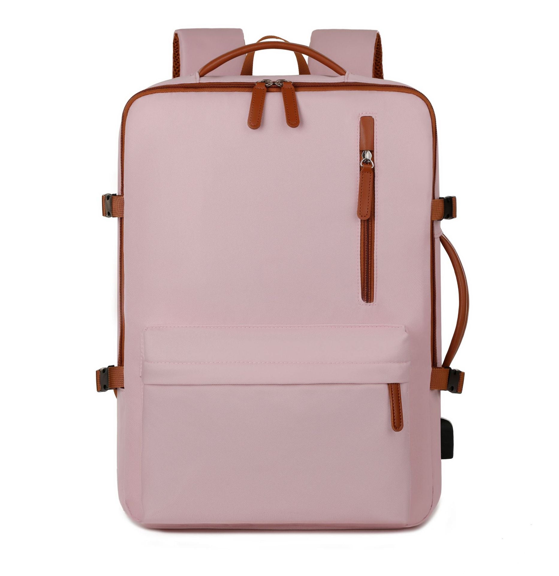 Pink Expandable Laptop Backpack with USB Port - Stylish Travel & Business Daypack V888-ELOSUNG32795