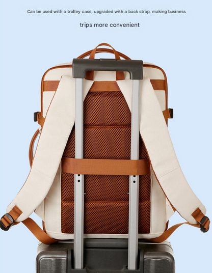 Black Expandable Laptop Backpack with USB Port - Stylish Travel & Business Daypack V888-ELOSUNG32797