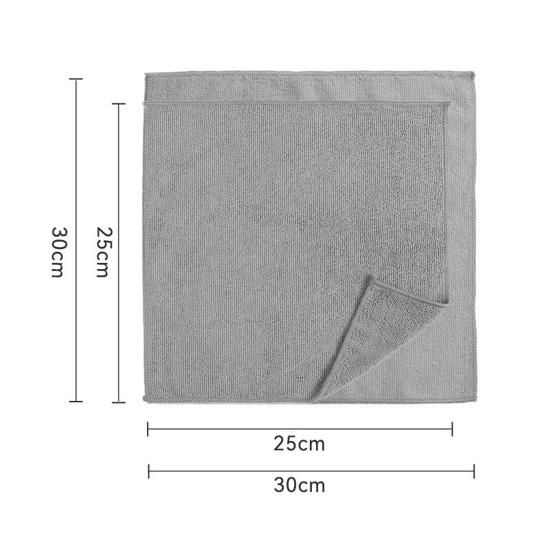 Black Premium All-Purpose Microfiber Cleaning Cloths (20-Pack) - Ultra Absorbent Grey Towels for Car, Kitchen V888-ELOSUNG32803