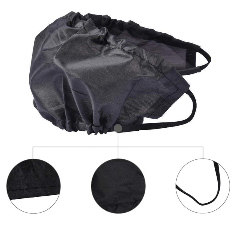 5 Pcs Black Men's Reusable Beard Guard Bib - Protective Beard Cover for Eating and Sleeping - Black Beard V888-ELOSUNG32807