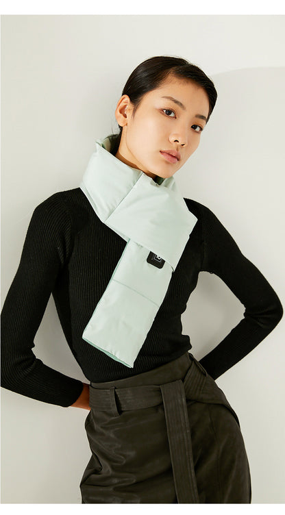 Pink USB Electric Heated Scarf - Portable Puffer Neck Warmer with 3-Level Heat Control for Winter V888-ELOSUNG32863