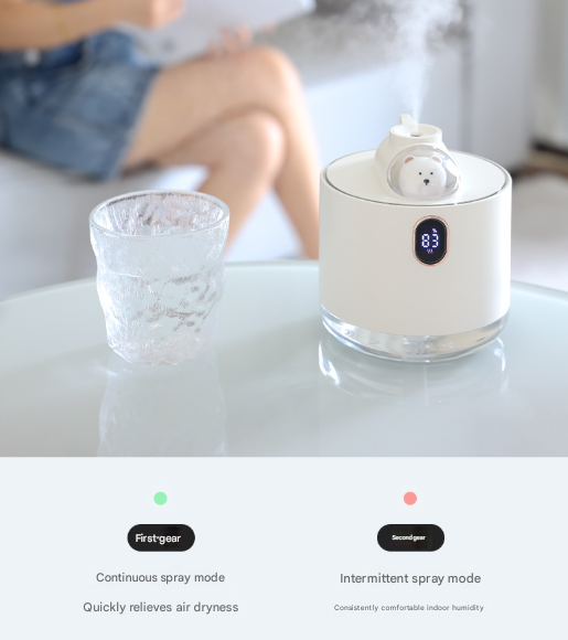 Green Adorable Space Capsule Humidifier - Portable USB Cool Mist Maker with LED Display & Ambient Night Light V888-ELOSUNG32902