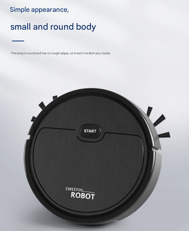 White 3-in-1 Smart Robot Vacuum Cleaner - Automatic Sweeping, Mopping & Suction for Hard Floors & Pet Hair V888-ELOSUNG32905