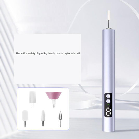 Purple Professional Electric Nail File Kit - Portable USB-C Rechargeable Manicure Drill with 6 Speeds & 5 V888-ELOSUNG32924