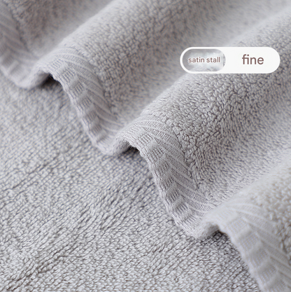 Dark Grey Plush Cotton Hand Towel Set (4-Pack) - Ultra Soft, Absorbent & Quick-Drying Face Towels for Bathroom V888-ELOSUNG32932
