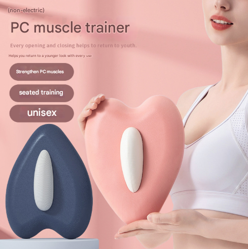 Blue White Ergonomic Pelvic Floor Strengthener - Inner Thigh & Hip Trainer for Men and Women(Non-electric) V888-ELOSUNG32937