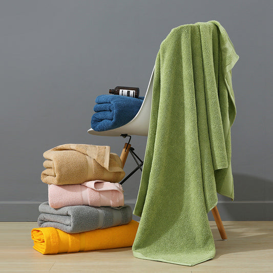 Blue Premium 3-Piece 100% Cotton Towel Set - Ultra Soft, Absorbent & Quick-Dry for Bathroom V888-ELOSUNG32953