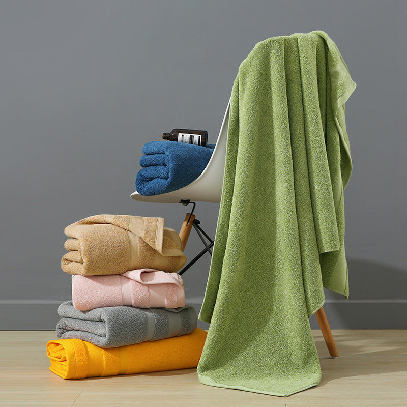 Grey Premium 3-Piece 100% Cotton Towel Set - Ultra Soft, Absorbent & Quick-Dry for Bathroom V888-ELOSUNG32954