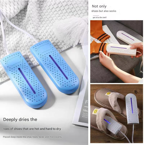 Pink Portable USB Shoe Dryer & Deodorizer - Constant Temperature Electric Boot Warmer with UV Sanitizer V888-ELOSUNG32963