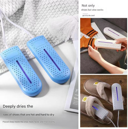 Pink Portable USB Shoe Dryer & Deodorizer - Constant Temperature Electric Boot Warmer with UV Sanitizer V888-ELOSUNG32963