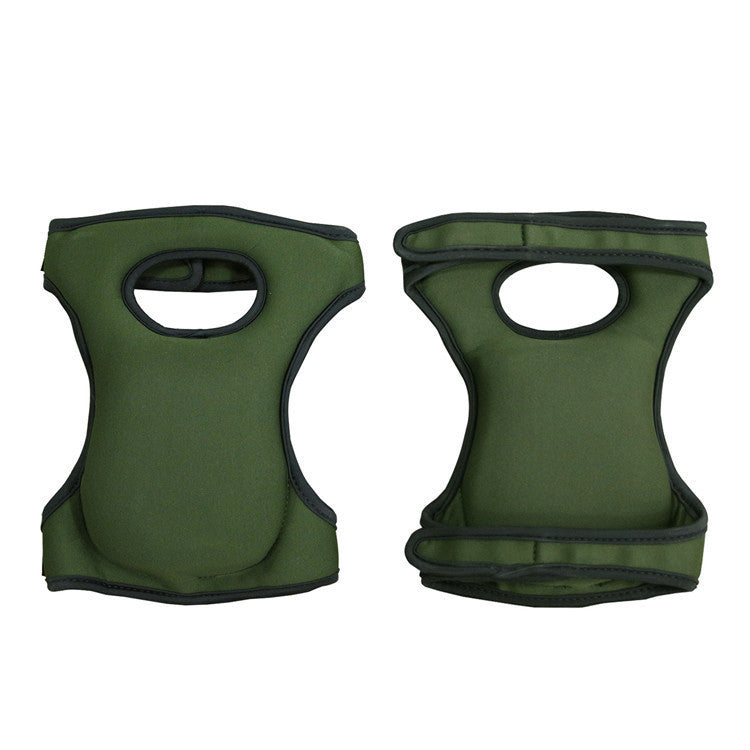 Green Adjustable Gardening Knee Pads - Comfortable Neoprene Knee Protectors for Weeding & Outdoor Work V888-ELOSUNG32983
