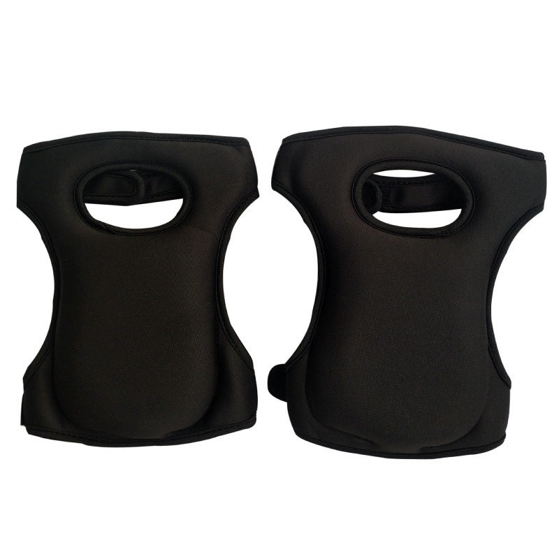 Black Adjustable Gardening Knee Pads - Comfortable Neoprene Knee Protectors for Weeding & Outdoor Work V888-ELOSUNG32984