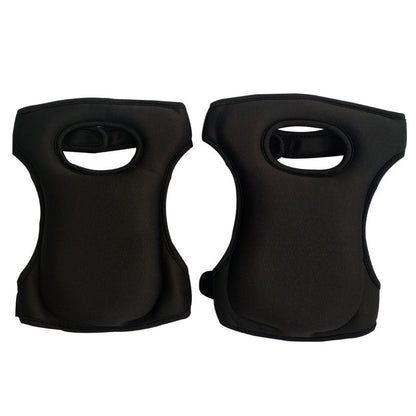 Black Adjustable Gardening Knee Pads - Comfortable Neoprene Knee Protectors for Weeding & Outdoor Work V888-ELOSUNG32984