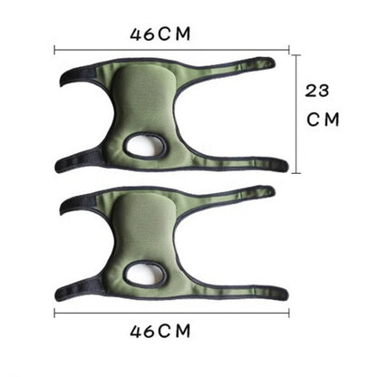 Black Adjustable Gardening Knee Pads - Comfortable Neoprene Knee Protectors for Weeding & Outdoor Work V888-ELOSUNG32984
