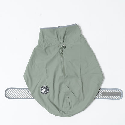 75# Green Waterproof Reflective Dog Raincoat for Small to Large Dogs V888-ELOSUNG33054