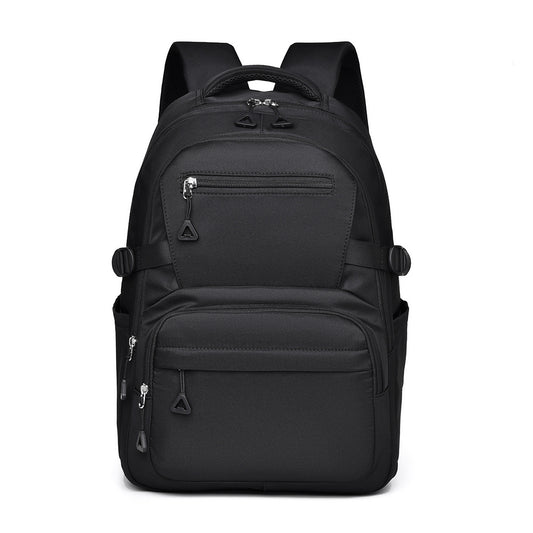 Black Trendy Korean-Style Large-Capacity Backpack for Women - 14" Laptop Travel Bag V888-ELOSUNG33063