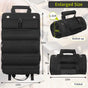 Black Heavy-Duty Tool Organizer Roll with Detachable Pouches V888-ELOSUNG33064