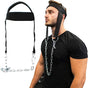 Adjustable Neck Harness with Chain for Strength Training and Rehabilitation V888-ELOSUNG33083