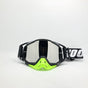 Black Frame With Mercury Flakes Motocross Goggles - Durable Off-Road Motorcycle Riding Eye Protection with V888-ELOSUNG33098