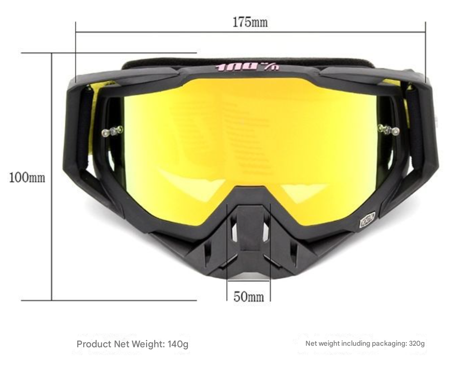 Blue-white Frame and Blue Sheet Motocross Goggles - Durable Off-Road Motorcycle Riding Eye Protection with V888-ELOSUNG33099