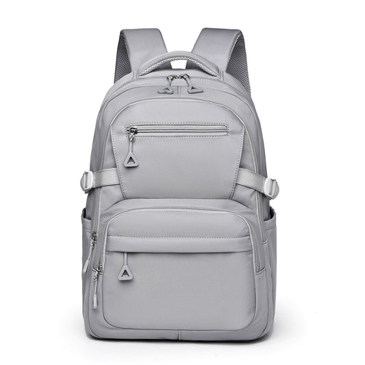 Grey Trendy Korean-Style Large-Capacity Backpack for Women - 14 Laptop Travel Bag" V888-ELOSUNG33109