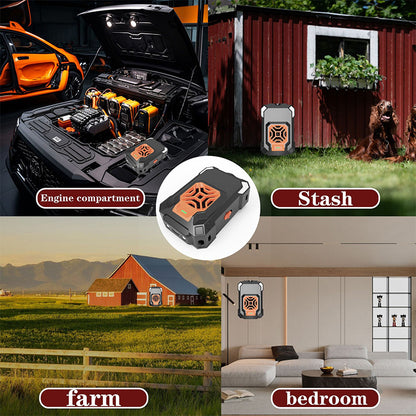 Ultrasonic Car Rat Repellent with LED Flash - Automatic Start-Stop V888-ELOSUNG33118