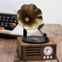Vintage Gramophone Bluetooth Speaker - Retro Wireless Music Player with Classic Design V888-ELOSUNG33148