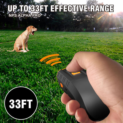 Portable 3-Core Ultrasonic Dog Repeller - High-Power Bark Control with Flash V888-ELOSUNG33149