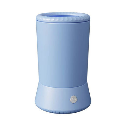 Blue Portable Dog Paw Cleaner - Gentle Silicone Pet Foot Washer Cup for Muddy Paws V888-ELOSUNG33207