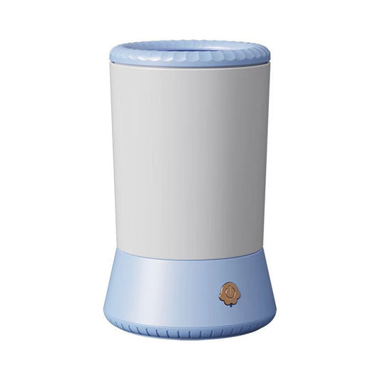 Blue-white Portable Dog Paw Cleaner - Gentle Silicone Pet Foot Washer Cup for Muddy Paws V888-ELOSUNG33209
