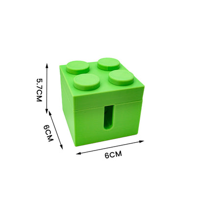 Playful Building Block Desk Cable Holder - Creative Cord Organizer Tidy, 2-Pack V888-ELOSUNG33237