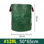 2PCS 128L(50cm*65cm) Heavy-Duty Foldable Garden Leaf Bag - Large-Capacity Horizontal Dustpan V888-ELOSUNG33246