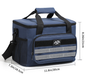 Navy Blue Versatile Large-Capacity Picnic Insulated Bag - Detachable Shoulder Strap & Ice Pack V888-ELOSUNG33260