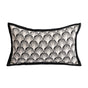 Umbrella Pattern Elegant Two-Piece INS-Style Jacquard Pillow Covers - Black & White Sofa Decor V888-ELOSUNG33309
