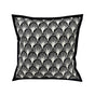 45*45cm Umbrella Pattern Elegant Two-Piece INS-Style Jacquard Pillow Covers - Black & White Sofa Decor V888-ELOSUNG33313