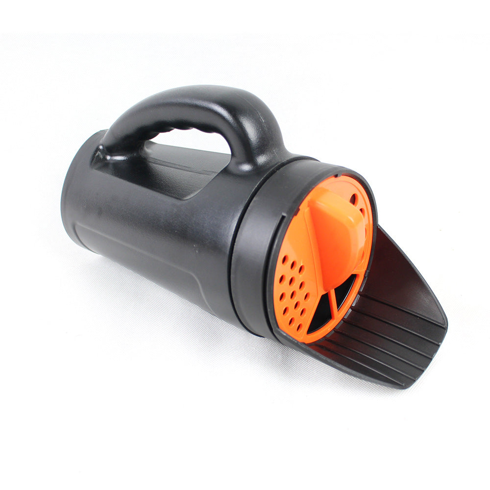 Orange with Black Premium Garden Seeder - Versatile Seed and Salt Spreader V888-ELOSUNG33328