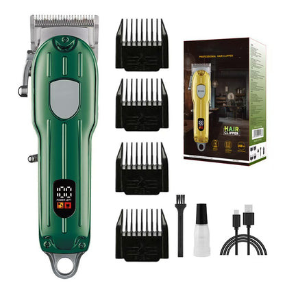 Green Professional Electric Hair Clipper - Advanced Barber Trimmer V888-ELOSUNG33331