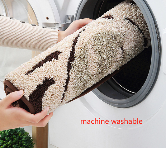 Autumn Jacquard Bathroom Mat - Super Absorbent Non-Slip Rug (40x60cm), Toilet Floor Mat for V888-ELOSUNG33541